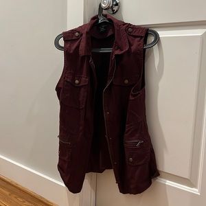 Maroon vest